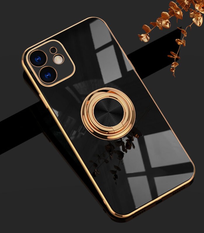 Aurelius Luxury Magnetic Ring Holder iPhone Case